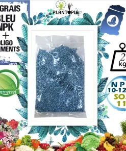 Engrais bleu Universel NPK + Oligoéléments 2Kg – 10.12.18 (+11%SO3)