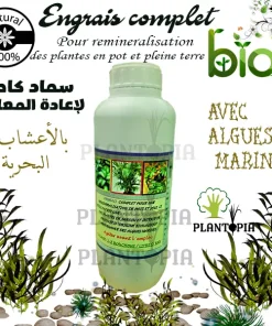 Engrais Bio complet spécial reminéralisation 1L – Avec extraits d&rsquo;algues marines