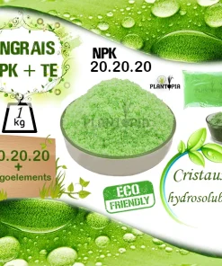 Engrais NPK 20.20.20+TE – 1kG Hydrosoluble